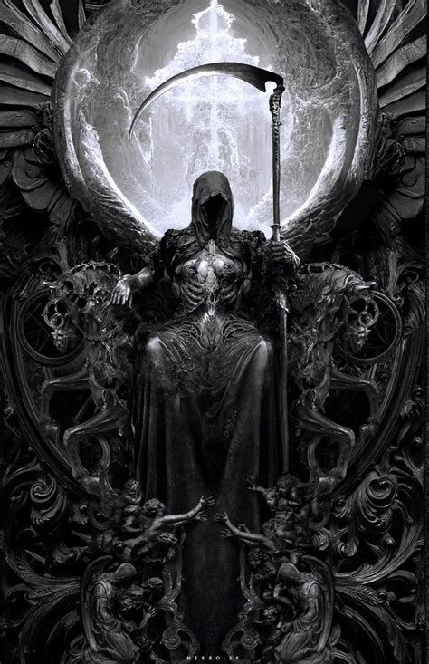 Pin By Summit On Mythical Fantasy Dark Art Illustrations Grim Reaper