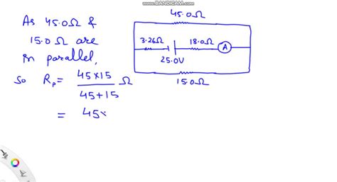 Solved For The Circuit Shown In Fig E Find The Reading Of The