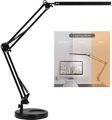 buy led architect desk lamp metal swing arm dimmable task lamp eye