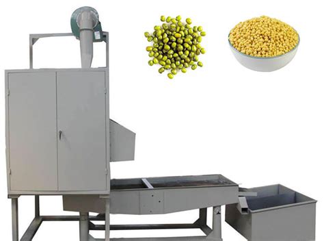 Mung Bean Peeling Machine Mung Bean Peeling And Separating Equipment