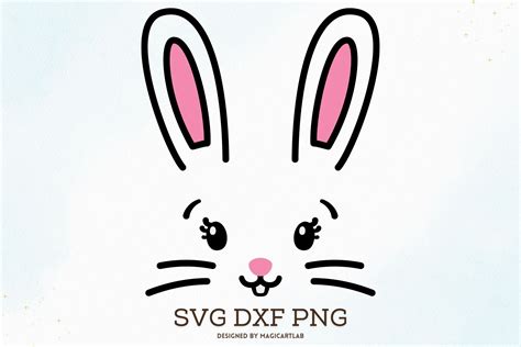 Easter Bunny Face Graphic By MagicArtLab Creative Fabrica