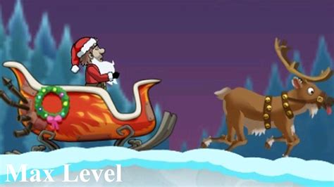 Hill Climb Racing Update Gameplay Walkthrough Sleigh Max Level