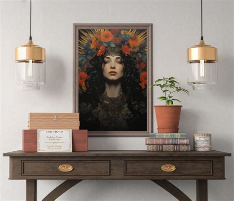 Lilith Jewish Mythology Dark Goddess Wall Art - Etsy