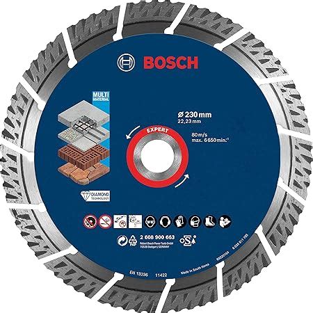 Bosch Professional 1x Disco De Corte De Diamante Expert MultiMaterial