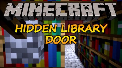 How to make a hidden bookshelf door in minecraft Savings