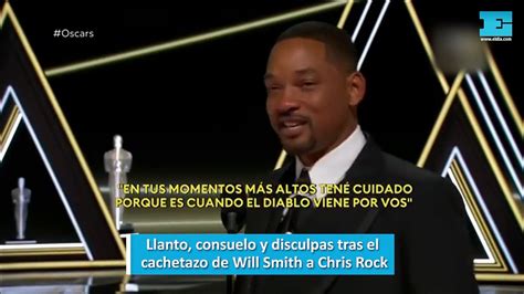 Llanto Consuelo Y Disculpas Tras El Cachetazo De Will Smith A Chris