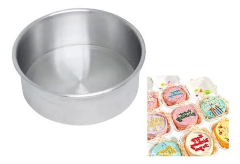 Forma Bolo Bento Cake Fundo Fixo 10x5cm Alumínio Naked Cake MercadoLivre