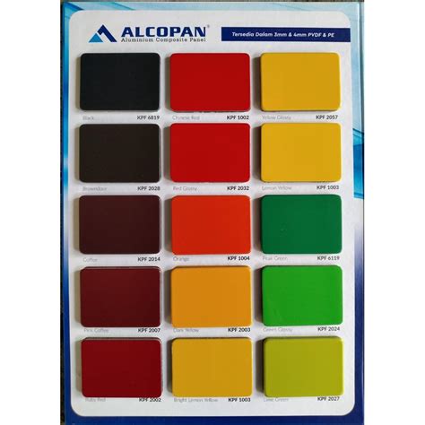 Jual Acp Alumunium Composite Panel Alcopan Pvdf Outdoor 4mm Shopee Indonesia