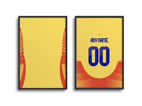 Colombia Copa America 2024 Home Kit Print – RIPA Football