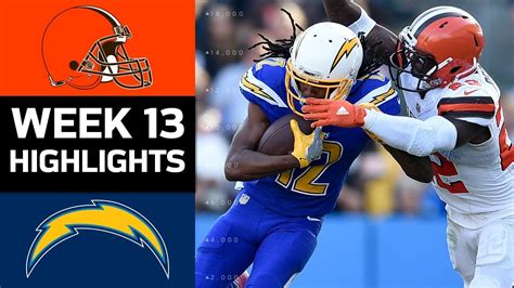 Browns Vs Chargers Nfl Week 13 Game Highlights Youtube