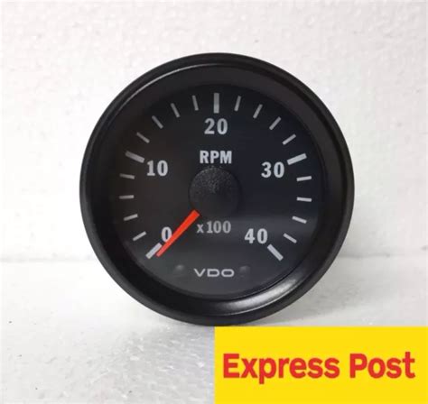 Vdo Cockpit Vision Tacho Meter V Mm Rpm Automotive