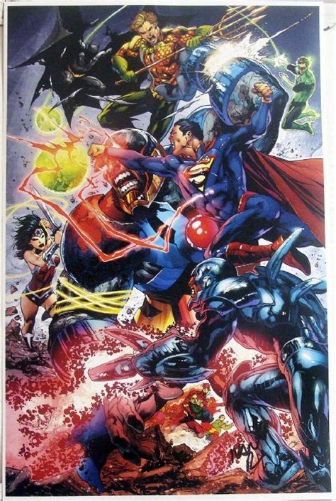 Superman And Justice League By Ivan Reis Marvel Comics Arte Dc Comics