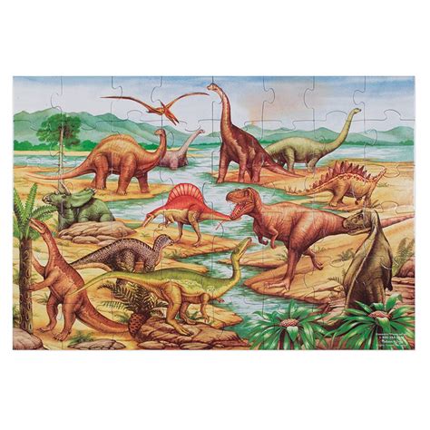 Dinosaurs Floor Puzzle LCI421 Melissa Doug Floor Puzzles