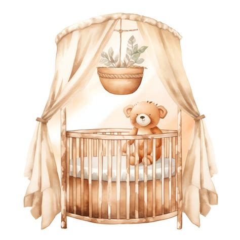 Premium AI Image Cute Hot Air Balloon Watercolor Art For Invitations Nursery Birthday Baby