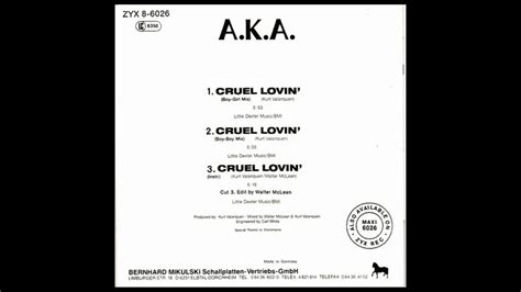 A K A Cruel Lovin Boy Girl Mix Hd Youtube