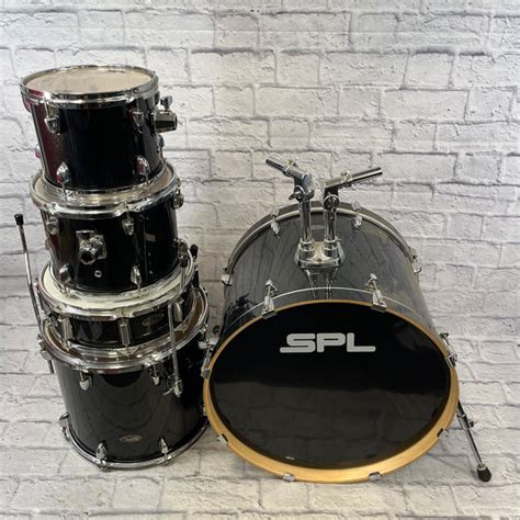 spl pc drum set black sparkle evolution