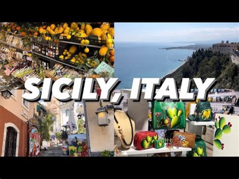 SICILY ITALY MONTAGE Catania Taormina Syracuse Travel Vlog YouTube