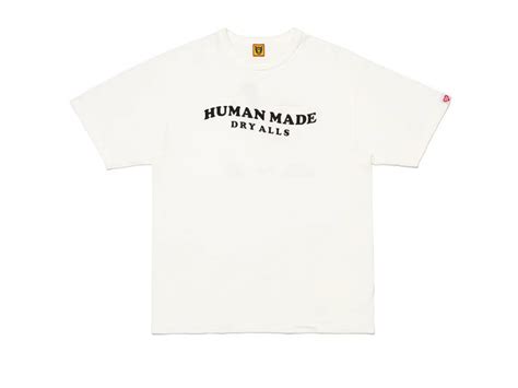 Sasom เสื้อผ้า Human Made Graphic 9 L S T Shirt White เช็คราคาล่าสุด