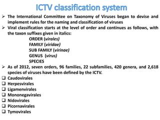 Classification of virus | PPT