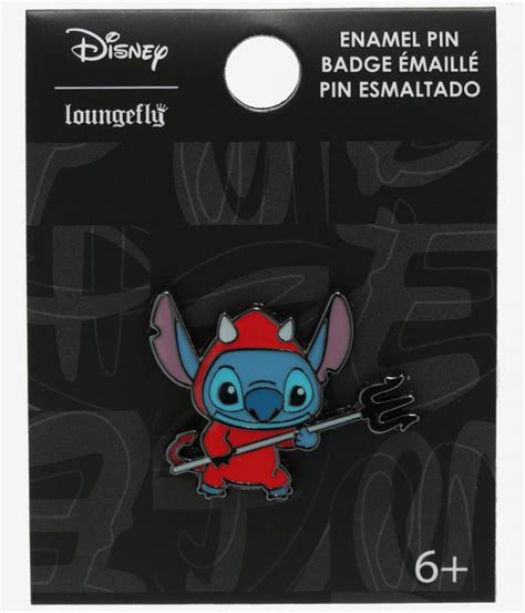 Stitch Devil Hot Topic Lilo Stitch Loungefly Disney Pin