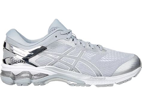 Gel Kayano 26 Platinum Piedmont Greysilver メンズ ランニング シューズ Asics