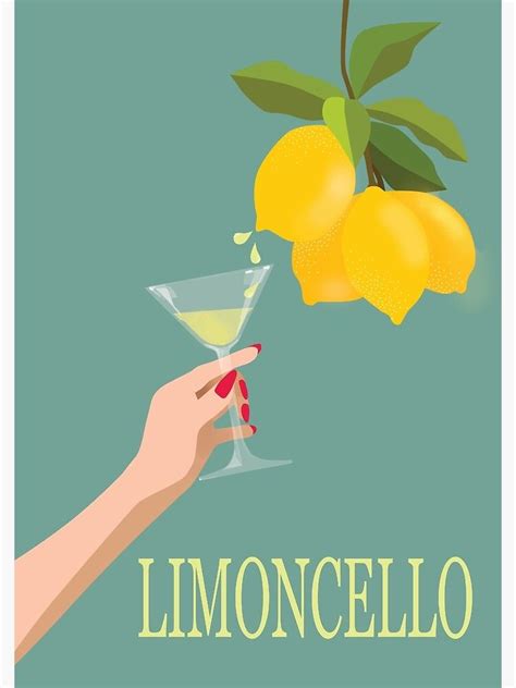 Limoncello Poster By Lerperger Vintage Italian Posters Vintage