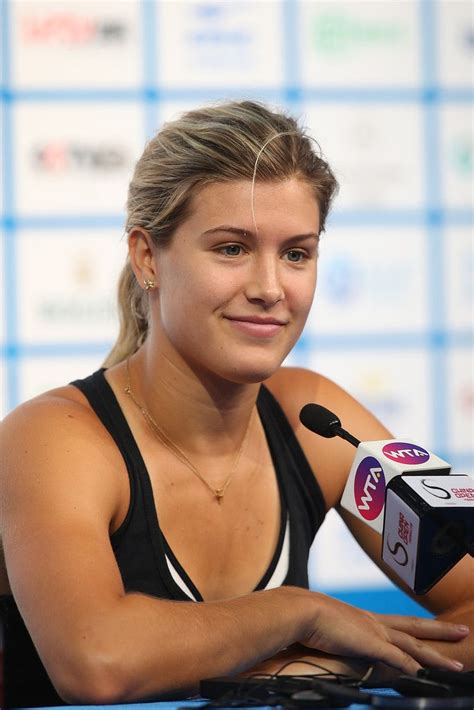 Eugenie Bouchard Photos China Open Day 3 Eugenie Bouchard Of Canada Speaks To Media During A