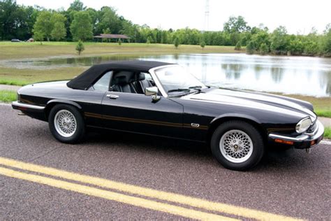 1992 Jaguar XJS V 12 Convertible Rare Triple Black Leather Interior