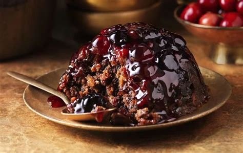 Traditional Irish Christmas Pudding with Brandy Butter