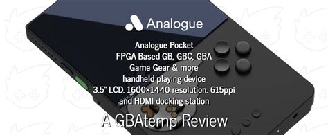 Analogue Pocket Gb Gbc And Gba Handheld Fpga Based Player Review