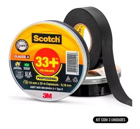 Kit De Cinta Aislante Scotch De Metros Con Unidades De M