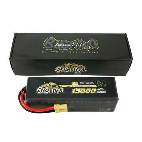 Gens Ace Mah V C S P Lipo Battery Pack Ec Bashing Series