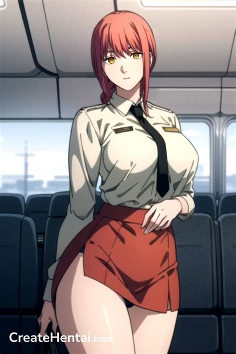 Soft Pastel Flight Attendant Large Ass Hentai AI Porn