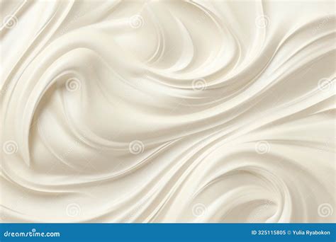 Seamless Texture with Silky Smooth Cream Waves, Perfect for Design ...
