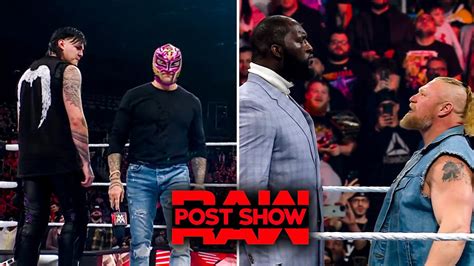 ¡kevin Owens Humillado ¡dominik Reta A Rey Mysterio Raw Post Show Youtube