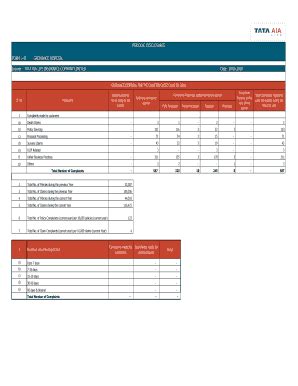 Fillable Online Periodic Disclosures Form L Greivance Fax Email