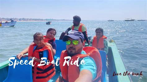 Speed Boat Ride In Arabian Sea Watersports Goa Vlog Youtube