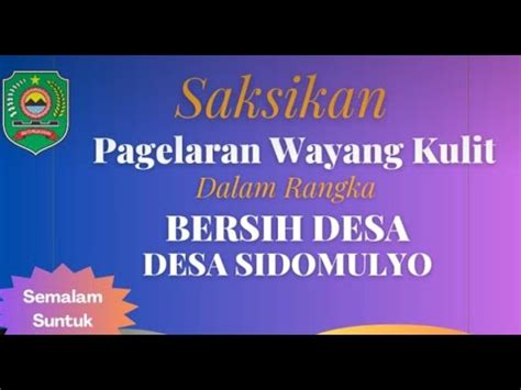 Campursari Pagelaran Wayang Kulit Ruwatan Bersama Ki Dalang