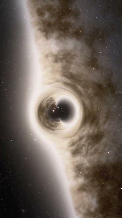 An Interstellar Black Hole Warping Space Time Youtube