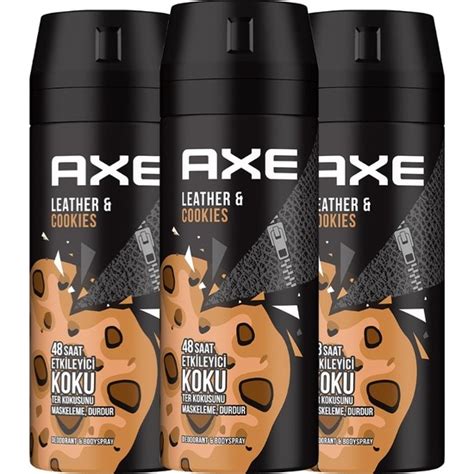 Axe Erkek Sprey Deodorant Leather Cookies Saat Fiyat