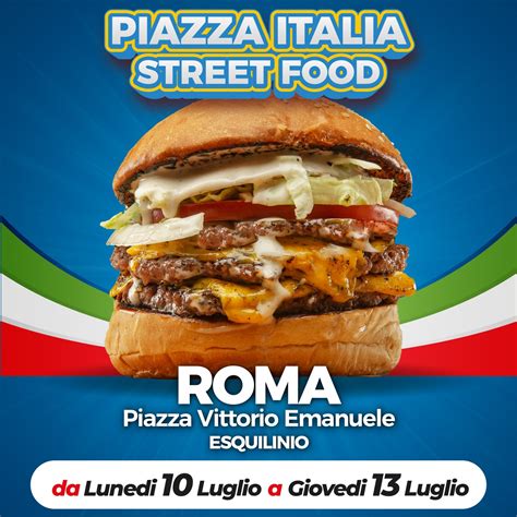 Piazza Italia Street Food Roma Esquilino 2023 Street Food Lazio