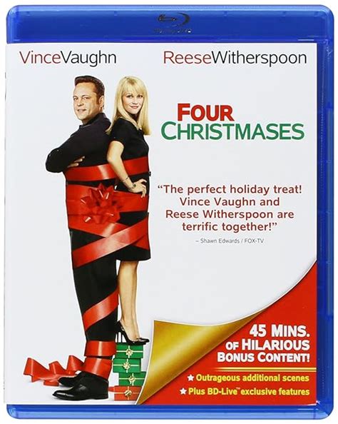 Amazon Four Christmases Rpkg Bd Blu Ray Vince Vaughn Reese