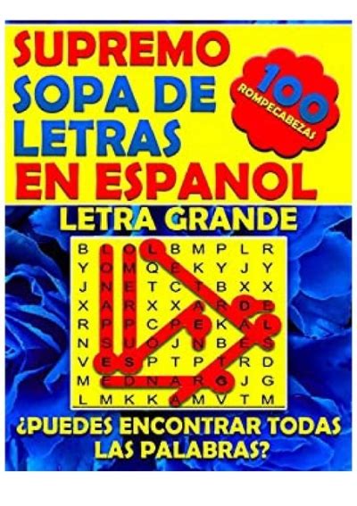 Download Supremo Sopa De Letras En Espanol Letra Grande Spanish Word Search Books For Adults