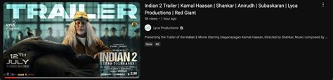 Indian 2 Trailer Going Viral : r/kollywood