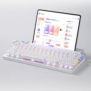 Doohoeek Updated Retro Typewriter Keyboard With RGB Lighting Muti