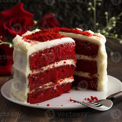 Red Velvet Cake Classic Three Layered Cake From Red Butter Sponge