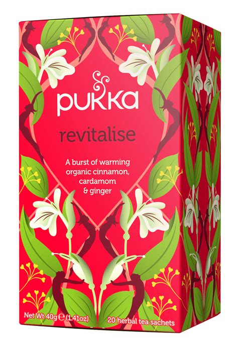 Pukka Organic Herbal Tea Revitalise Tea Bags Walmart