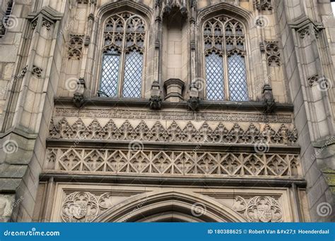 Detail of the Manchester Cathedral at Manchester England 2019 Stock Image - Image of outdoor ...