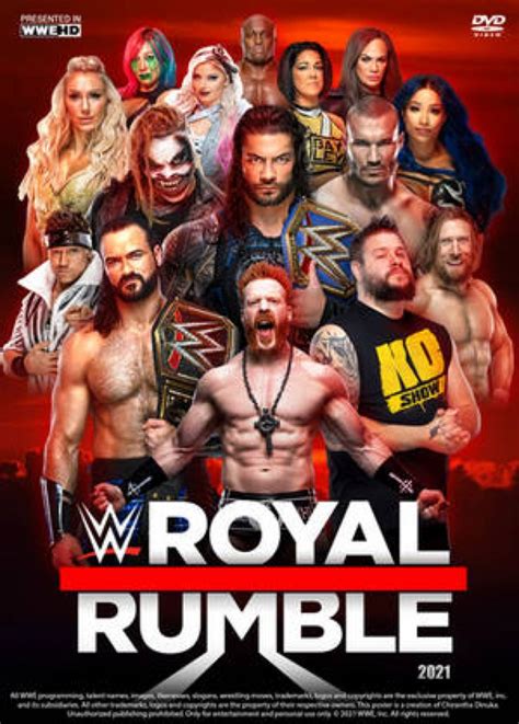 Wwe Royal Rumble 2021 Poster By Chirantha On Deviantart Wwe Royal