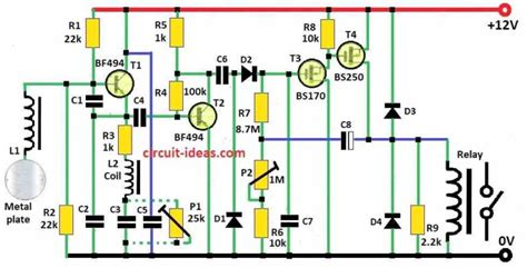 Capacitive Proximity Sensor Circuit - Circuit Ideas for You